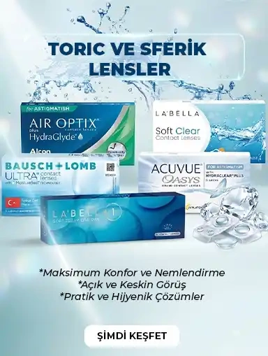 şeffaf lensler