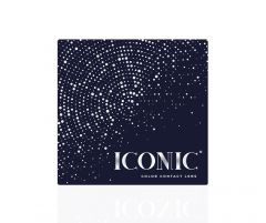 ICONIC COLOR CONTACT LENS WITH CONTOUR NUMBERED